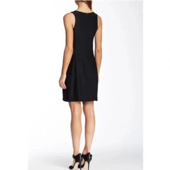 AMANDA UPRICHARD Revolve Silk Mesh Panels Sleeveless Black Sheath Dress Large - Picture 2 of 8